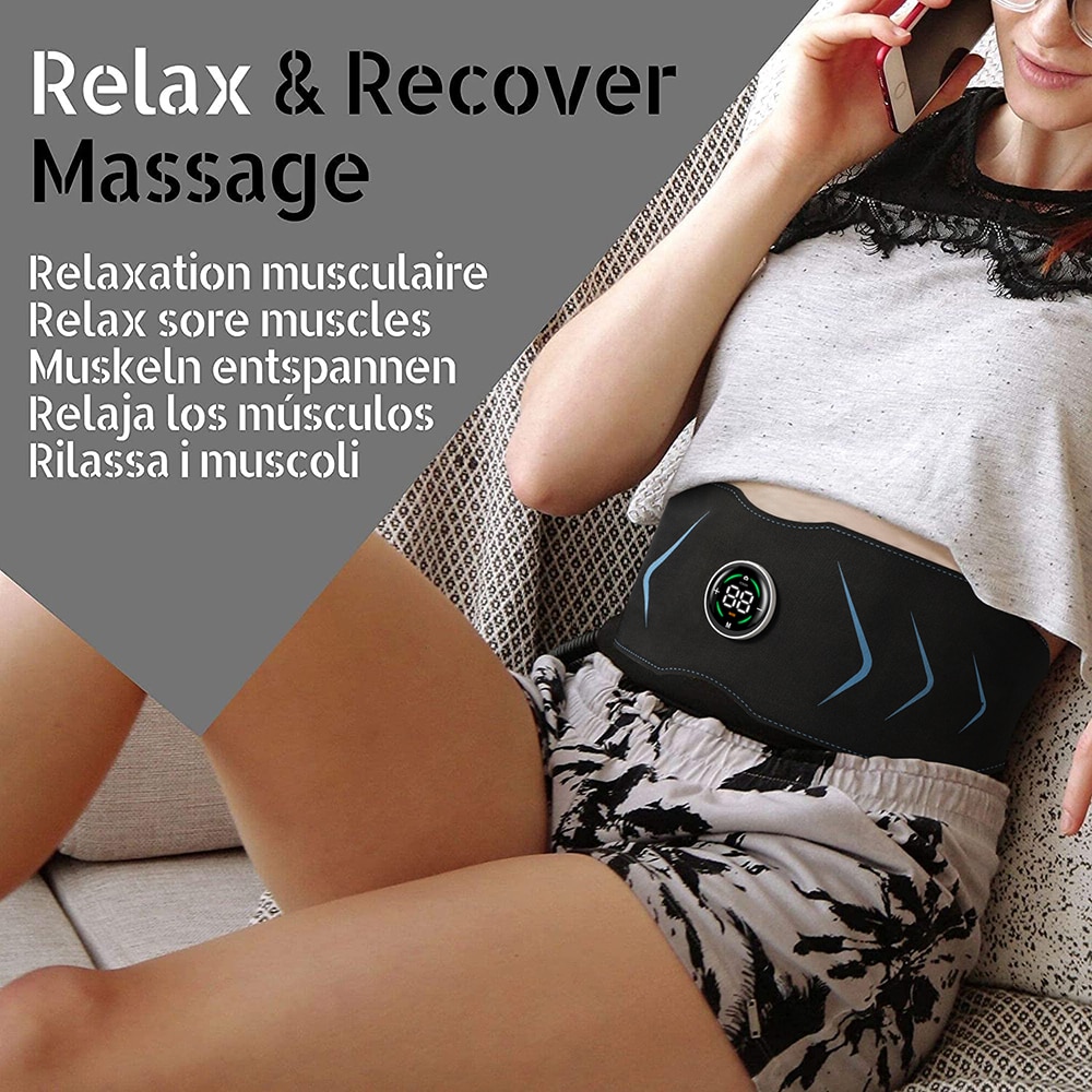 Ceinture abdominale stimulateur musculaire EMS Ceinture abdominale stimulateur musculaire EMS