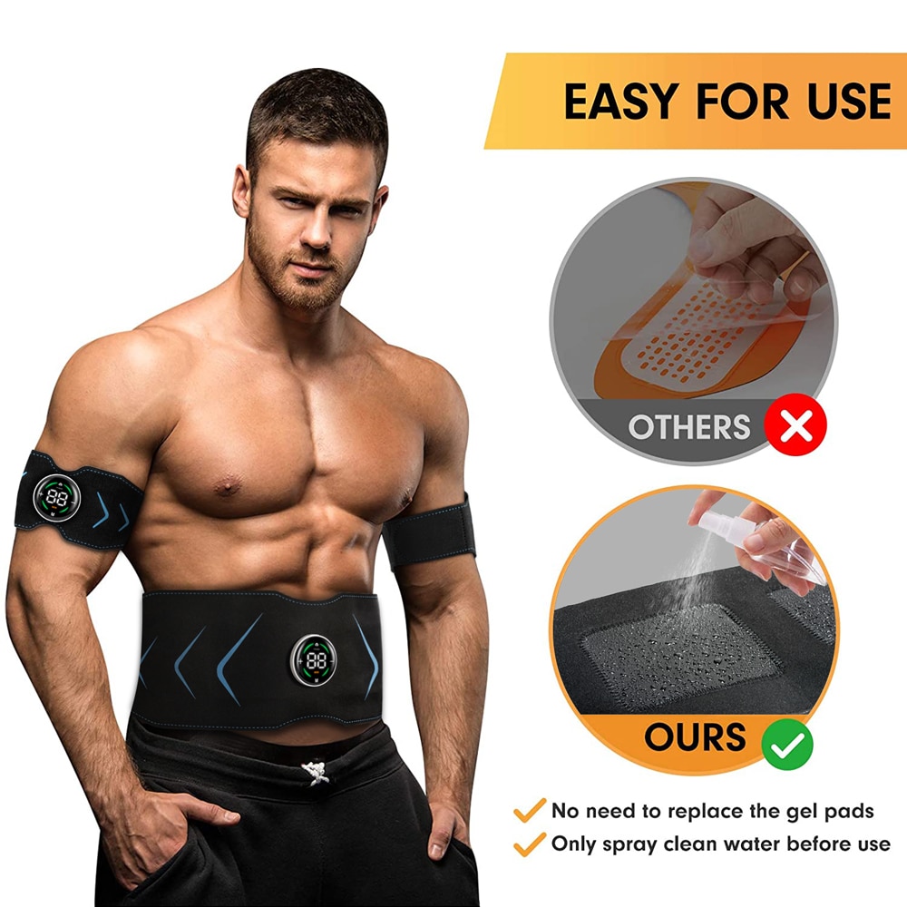 Ceinture abdominale stimulateur musculaire EMS Ceinture abdominale stimulateur musculaire EMS