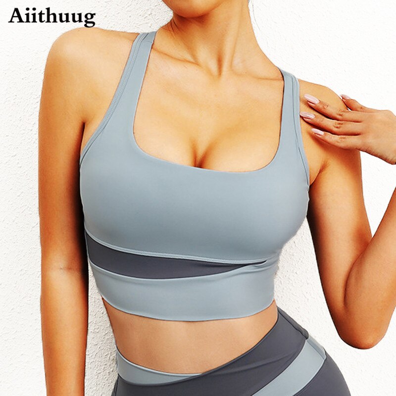 Aiithuug Racerback – soutien-gorge de sport pour femmes