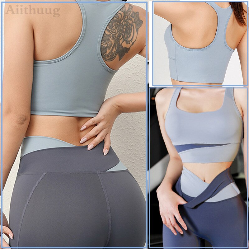 Aiithuug Racerback – soutien-gorge de sport pour femmes