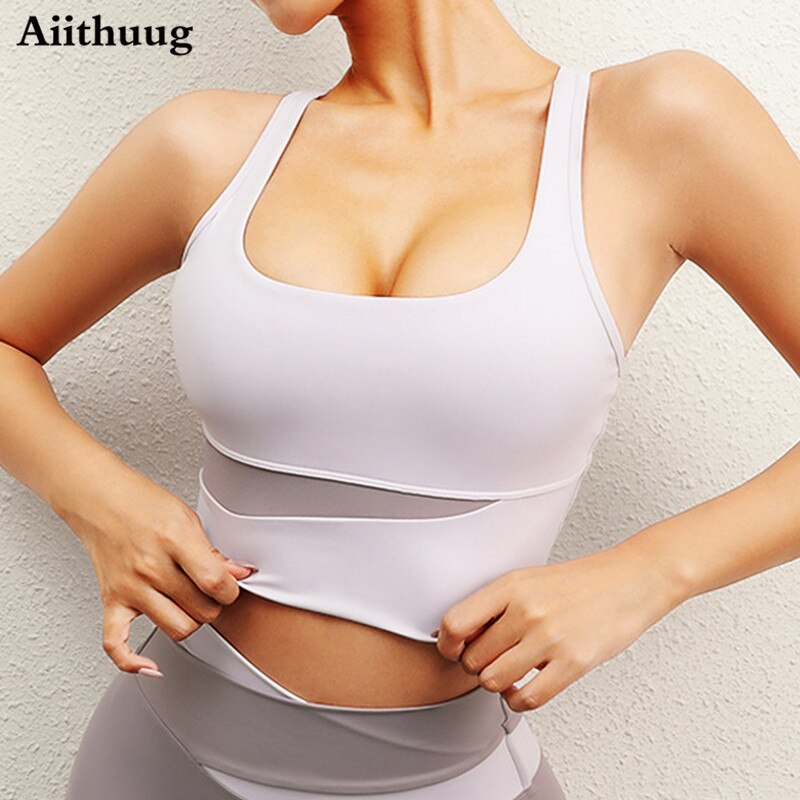 Aiithuug Racerback – soutien-gorge de sport pour femmes