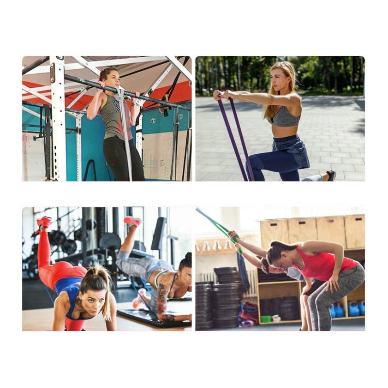 Bandes de résistance en Tube de Latex, équipement de musculation Bandes de résistance en Tube de Latex, équipement de musculation