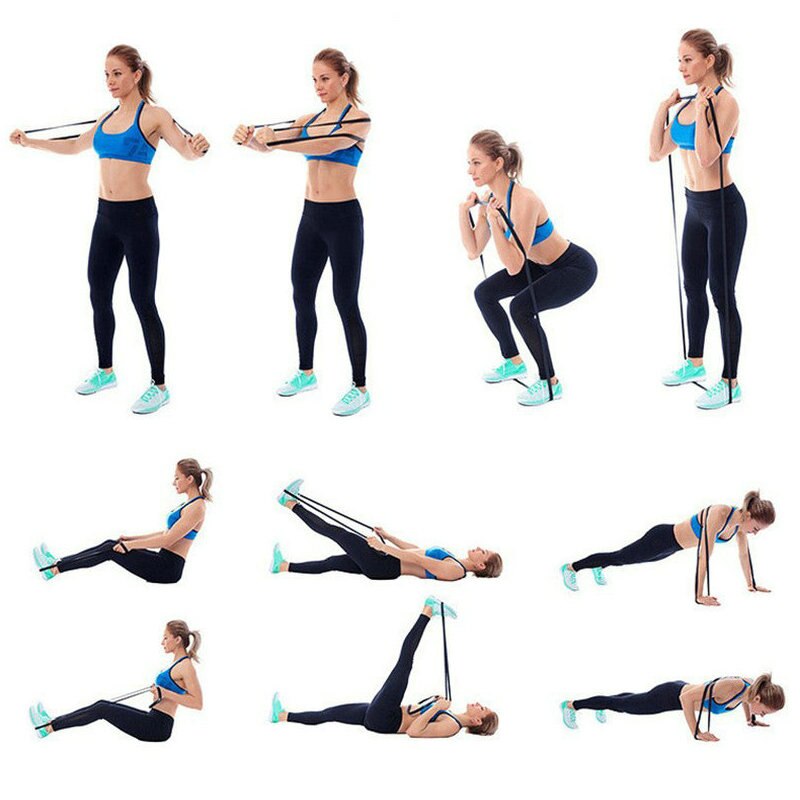 Bandes de résistance en Tube de Latex, équipement de musculation Bandes de résistance en Tube de Latex, équipement de musculation