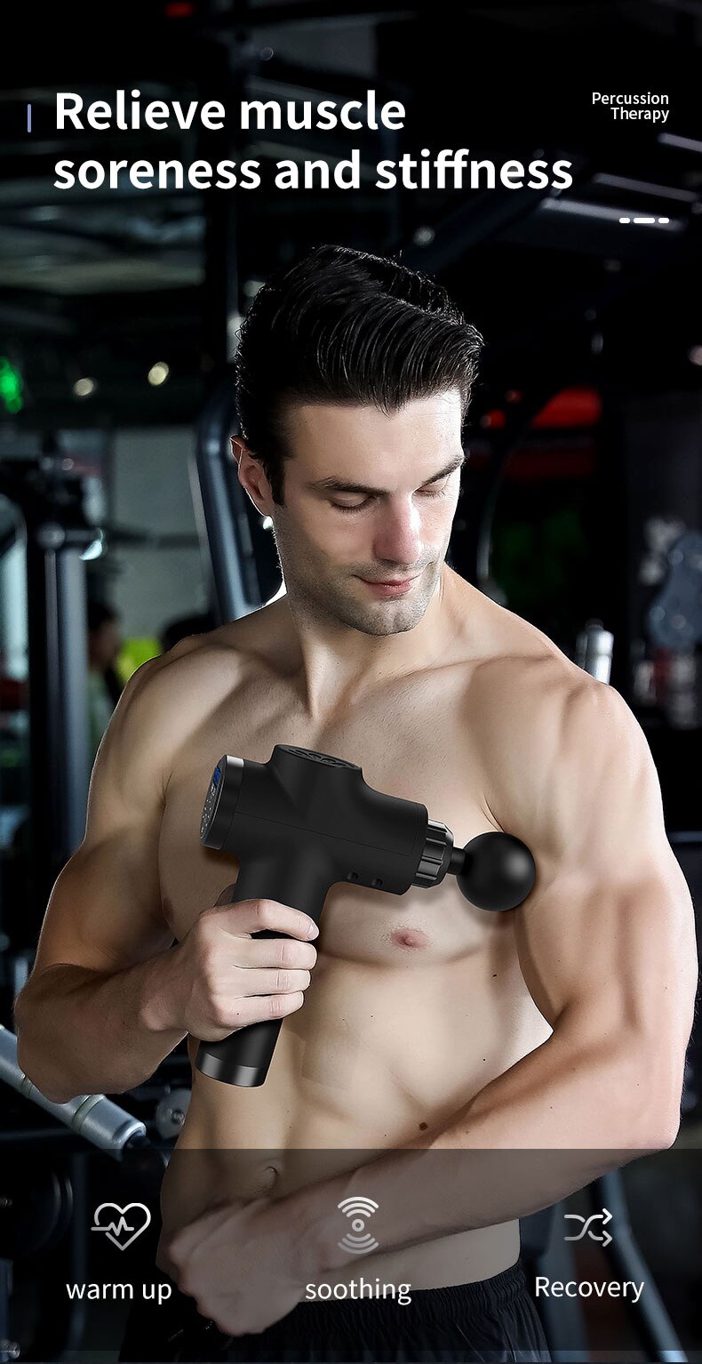 Pistolet de Massage avec écran lcd, 99 niveaux