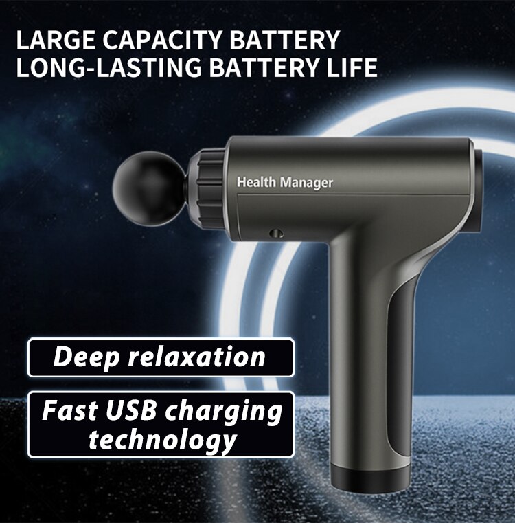 Pistolet de Massage avec écran lcd, 99 niveaux