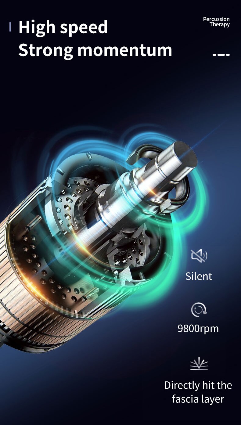 Pistolet de Massage avec écran lcd, 99 niveaux