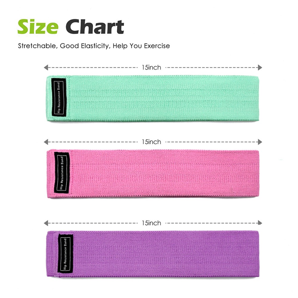 Bande de résistance antidérapante pour le Yoga et la hanche
