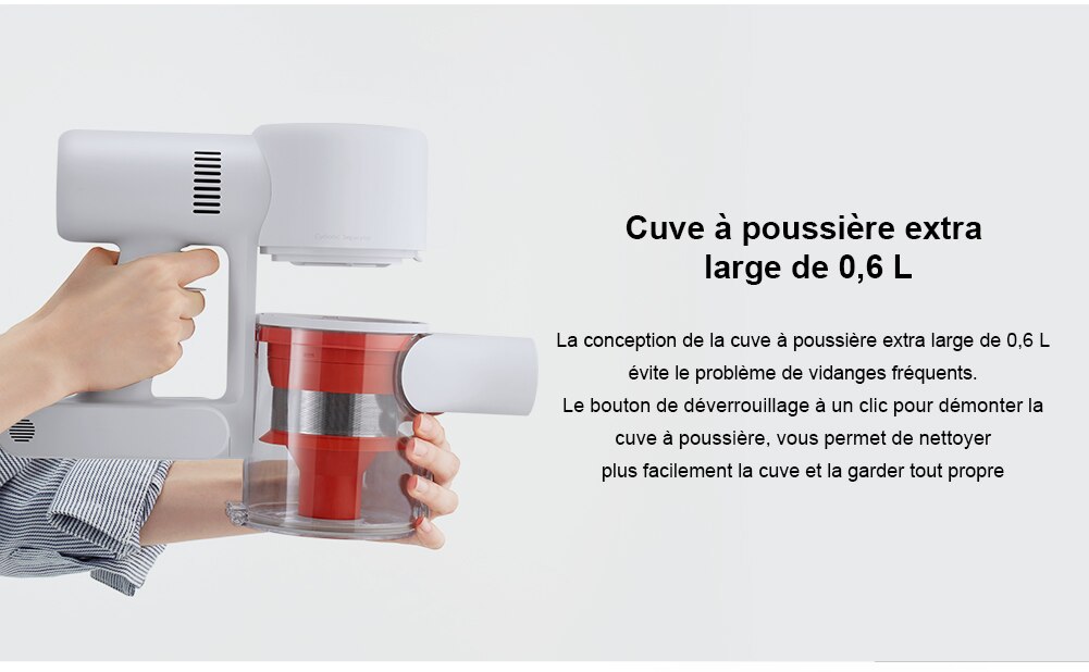 【100-10€:PDR10 】Xiaomi Aspirateur G9 aspirateur à main sans fil pour maison apartment, batterie amovible rechargeable, aspiration 120aw, collecteur de poussière, balayeuse électrique de tapis et de so 【100-10€:PDR10 】Xiaomi Aspirateur G9 aspirateur à main sans fil pour maison apartment, batterie amovible rechargeable, aspiration 120aw, collecteur de poussière, balayeuse électrique de tapis et de so