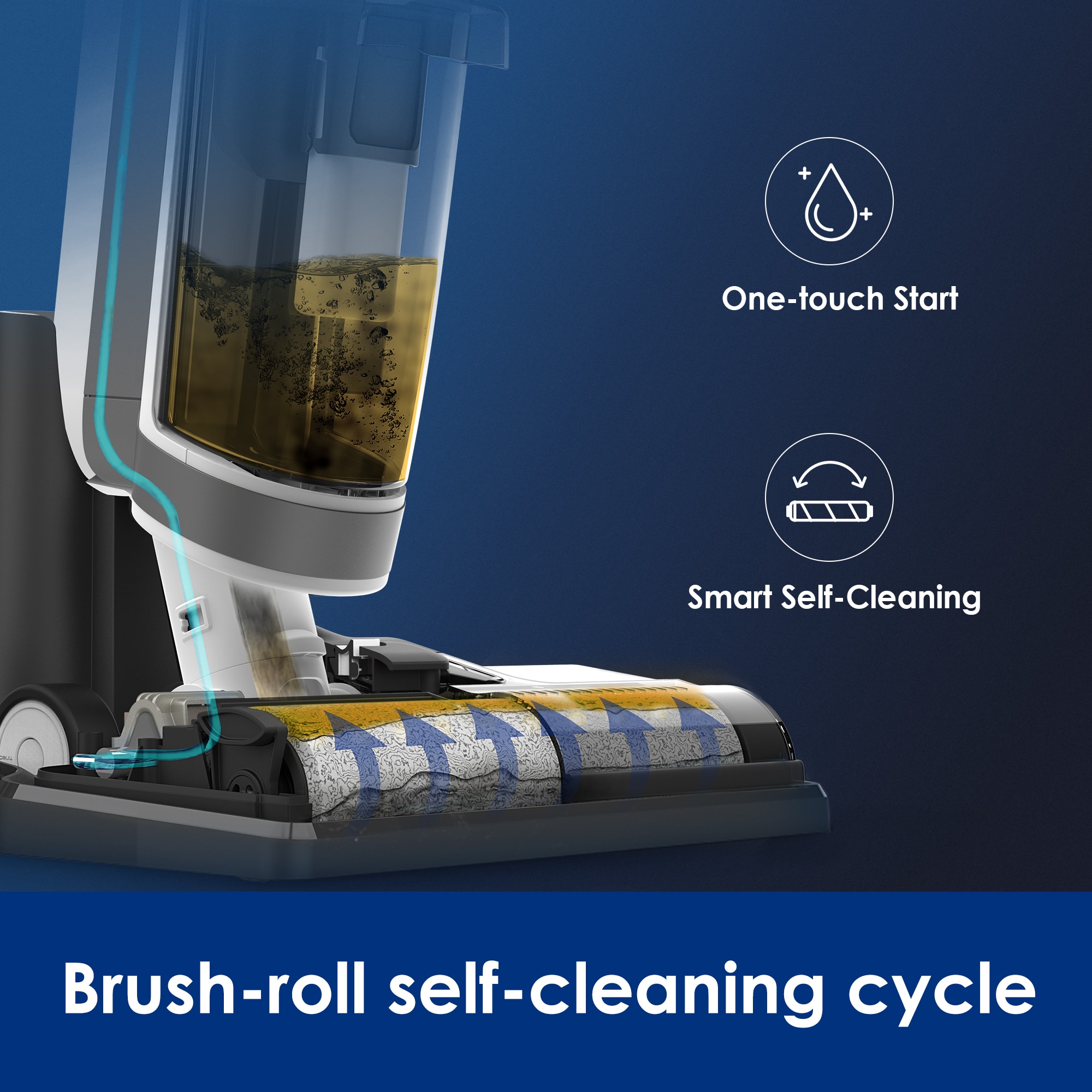 Tineco – Aspirateur de Sol Intelligent sans Fil pour Multi-Surfaces, Appareil de Nettoyage Humide et Sec, iFloor 3