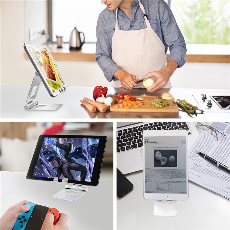 LICHEERS – support de tablette en alliage d'aluminium, pliable et réglable, pour iPad mini/iPad Air