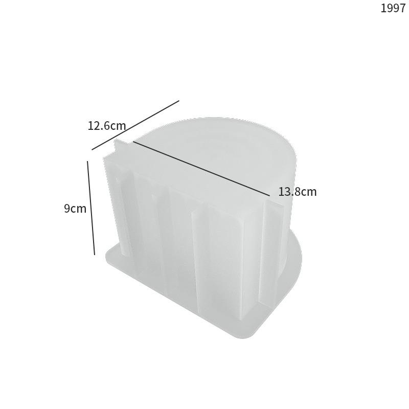 Moule en Silicone pour bougie arc-en-ciel Moule en Silicone pour bougie arc-en-ciel