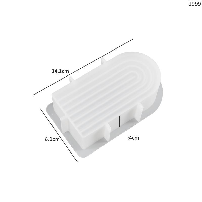 Moule en Silicone pour bougie arc-en-ciel Moule en Silicone pour bougie arc-en-ciel