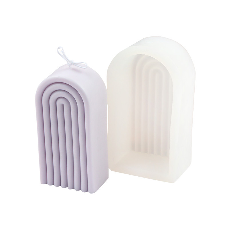 Arc géométrique pour bougie d'aromathérapie