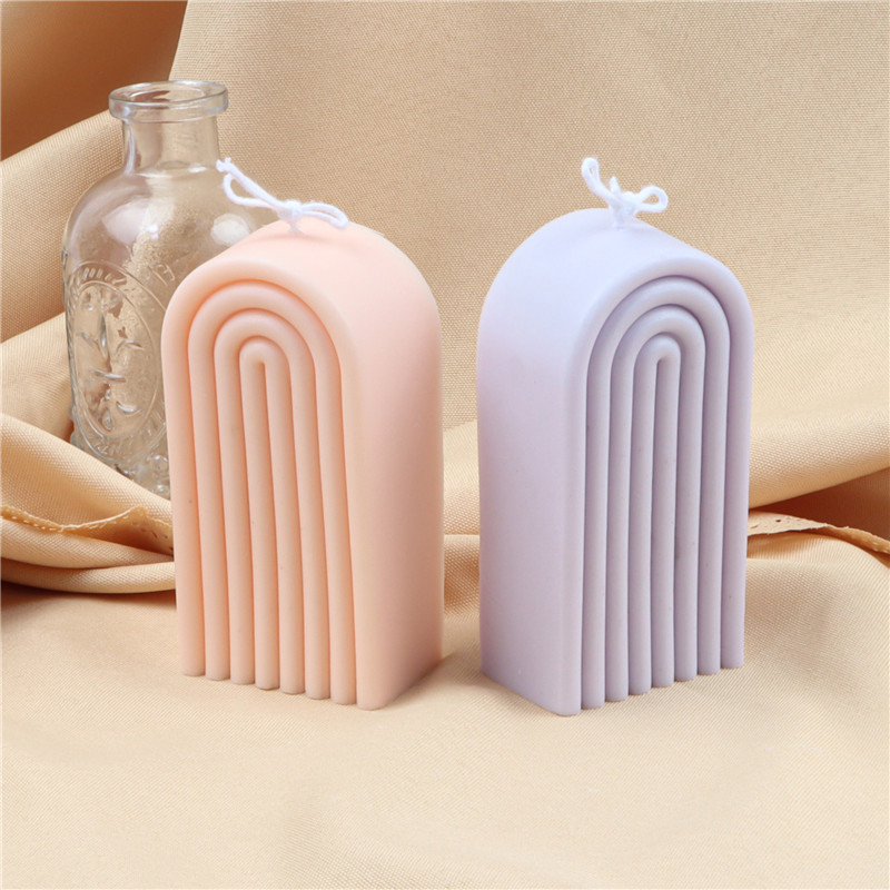 Arc géométrique pour bougie d'aromathérapie