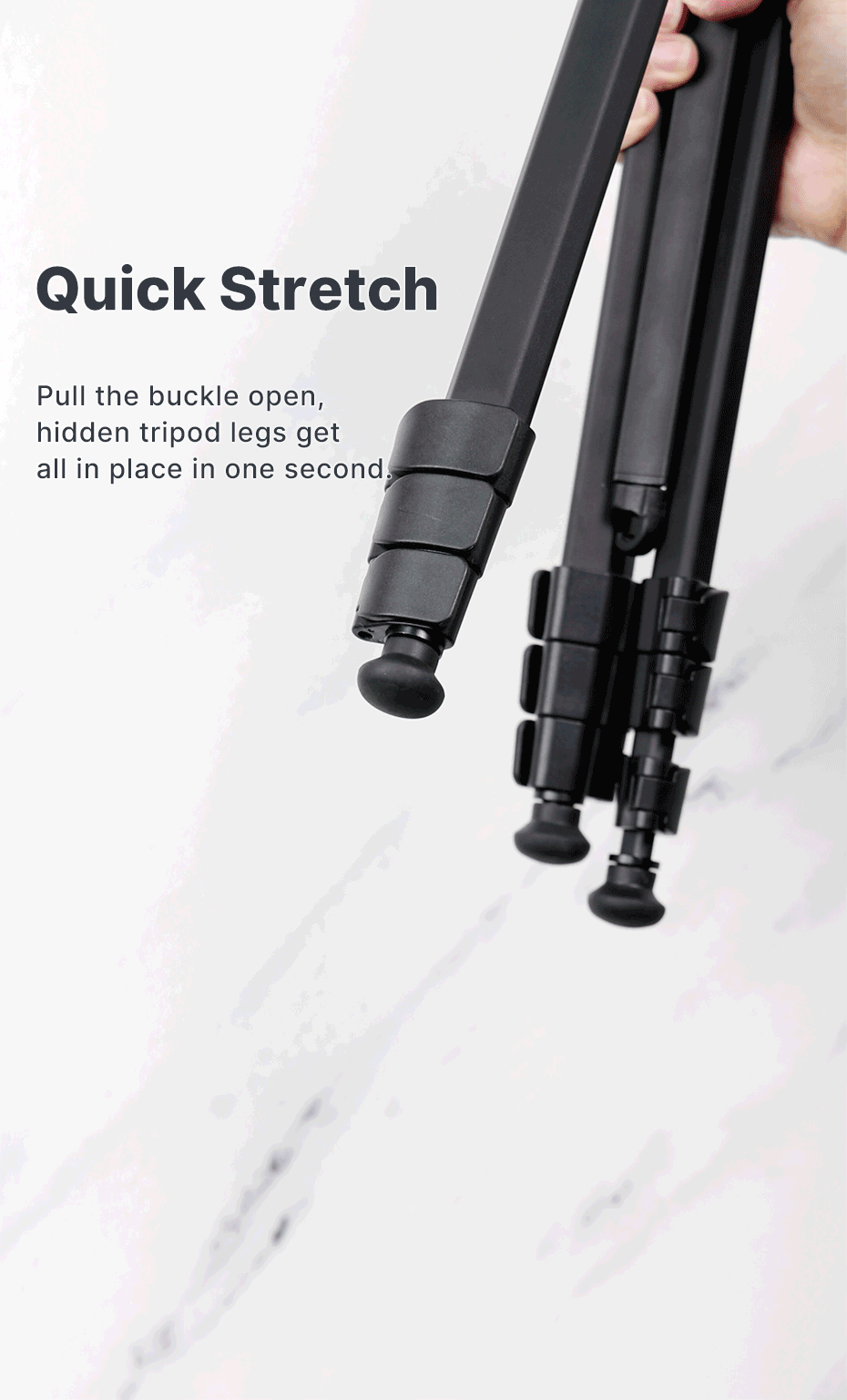 Ulanzi – trépied de voyage OMBRA 1.6M, Panorama 360 °, fluide, Drag Pan, charge maximale 6KG, plaque suisse Arca pour appareil photo DSLR