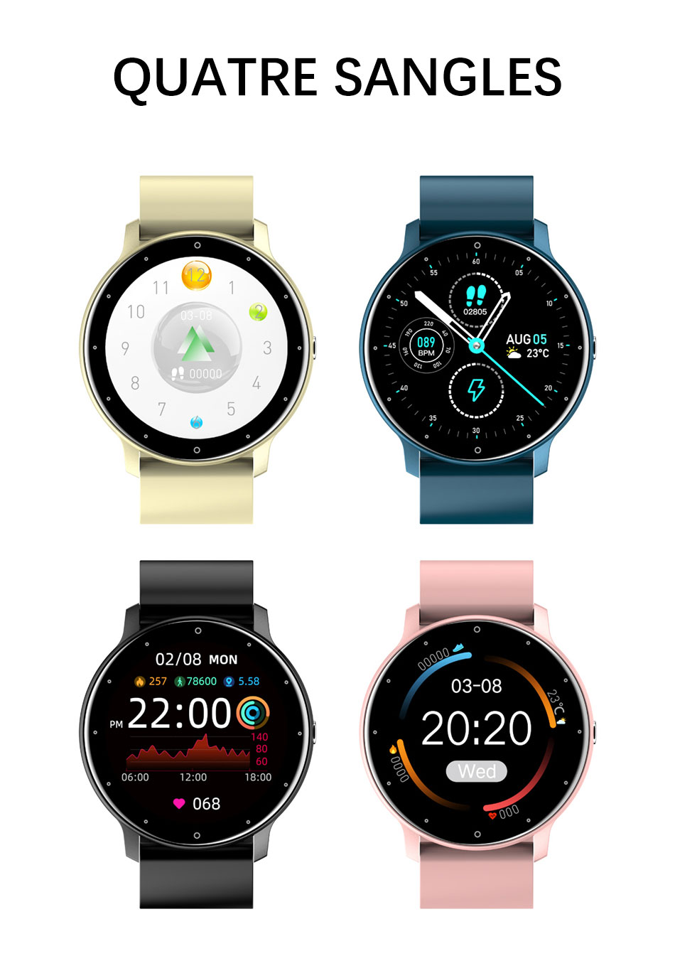 LIGE – montre connectée pour hommes, écran tactile complet, Sport, Fitness, étanche IP67, Bluetooth, pour Android ios, avec boîte, nouvelle collection 2022 LIGE – montre connectée pour hommes, écran tactile complet, Sport, Fitness, étanche IP67, Bluetooth, pour Android ios, avec boîte, nouvelle collection 2022