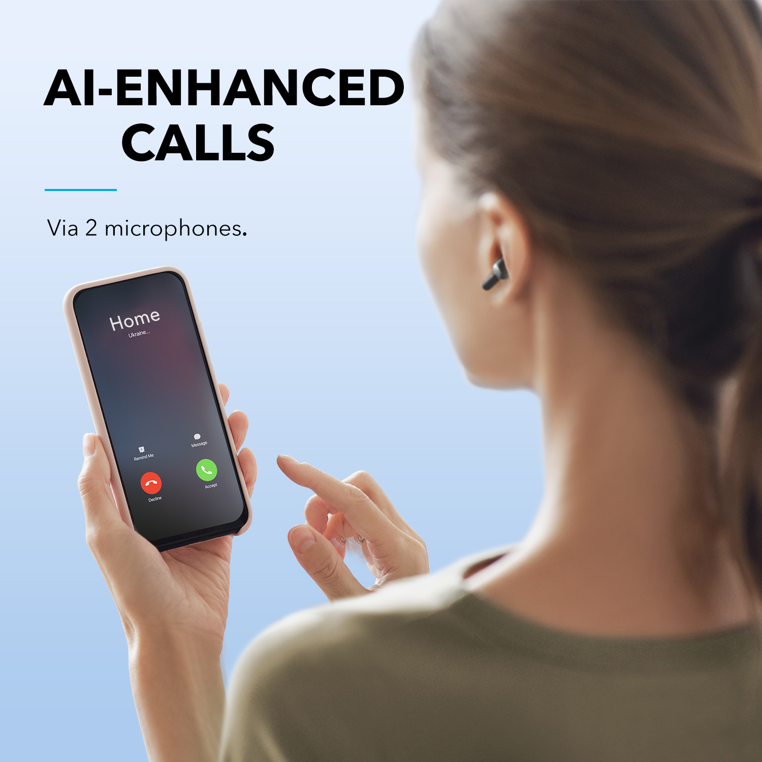 Soundcore – écouteurs bluetooth sans fil Anker Life P2i, oreillettes, appels améliorés avec ia, 2 Modes EQ, temps de lecture 28H, charge rapide