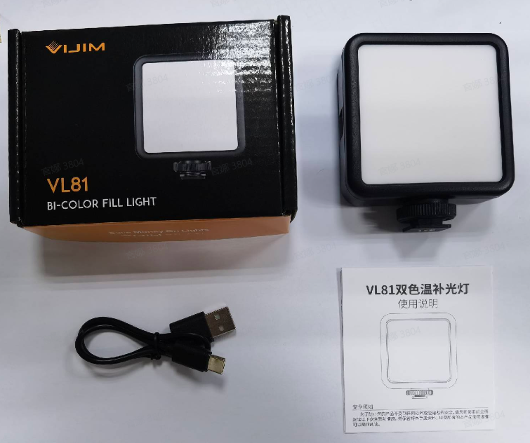 Viji VL81 LED lampe vidéo pour appareil photo 3200-5600K