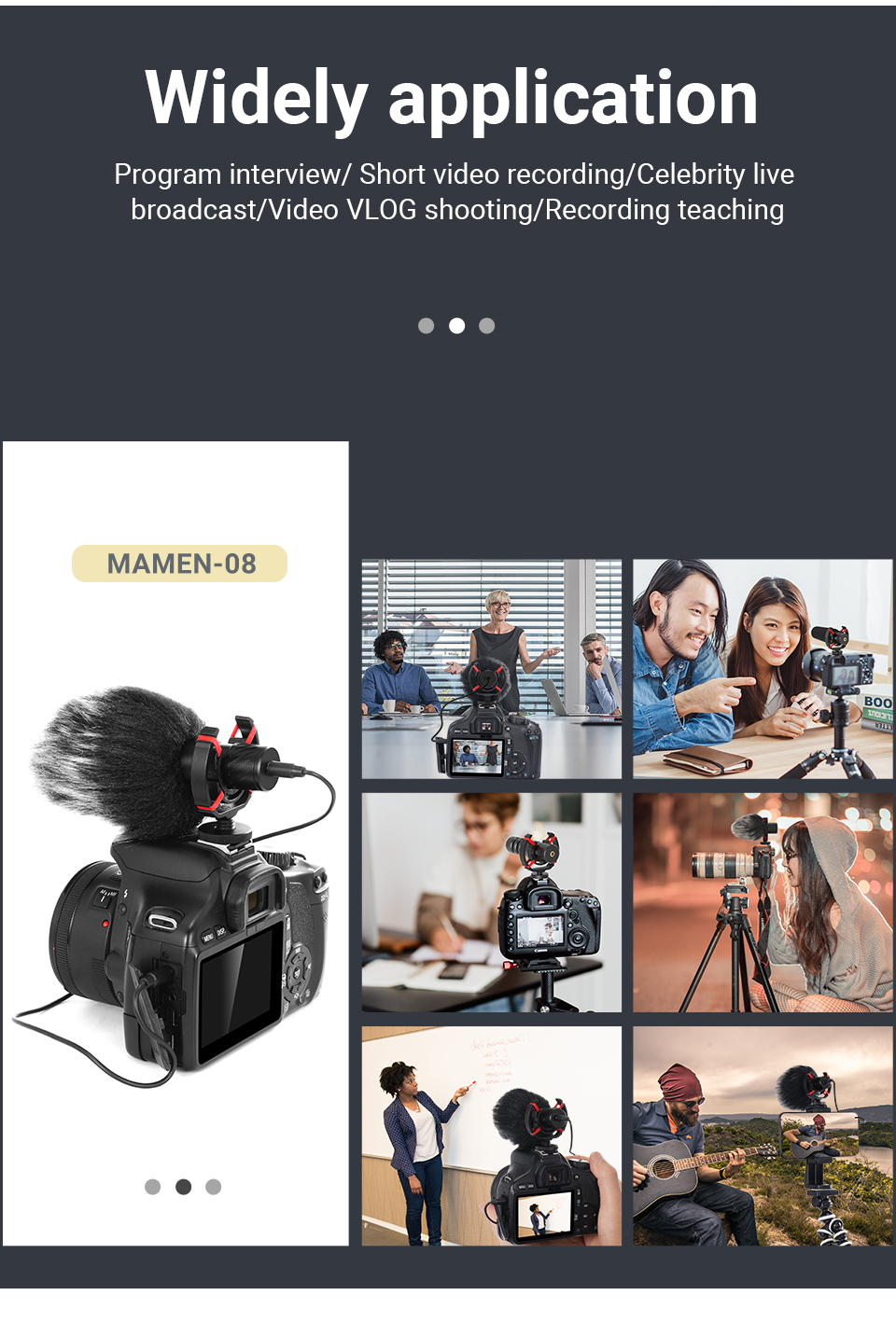 MAMEN – appareil photo professionnel DSLR