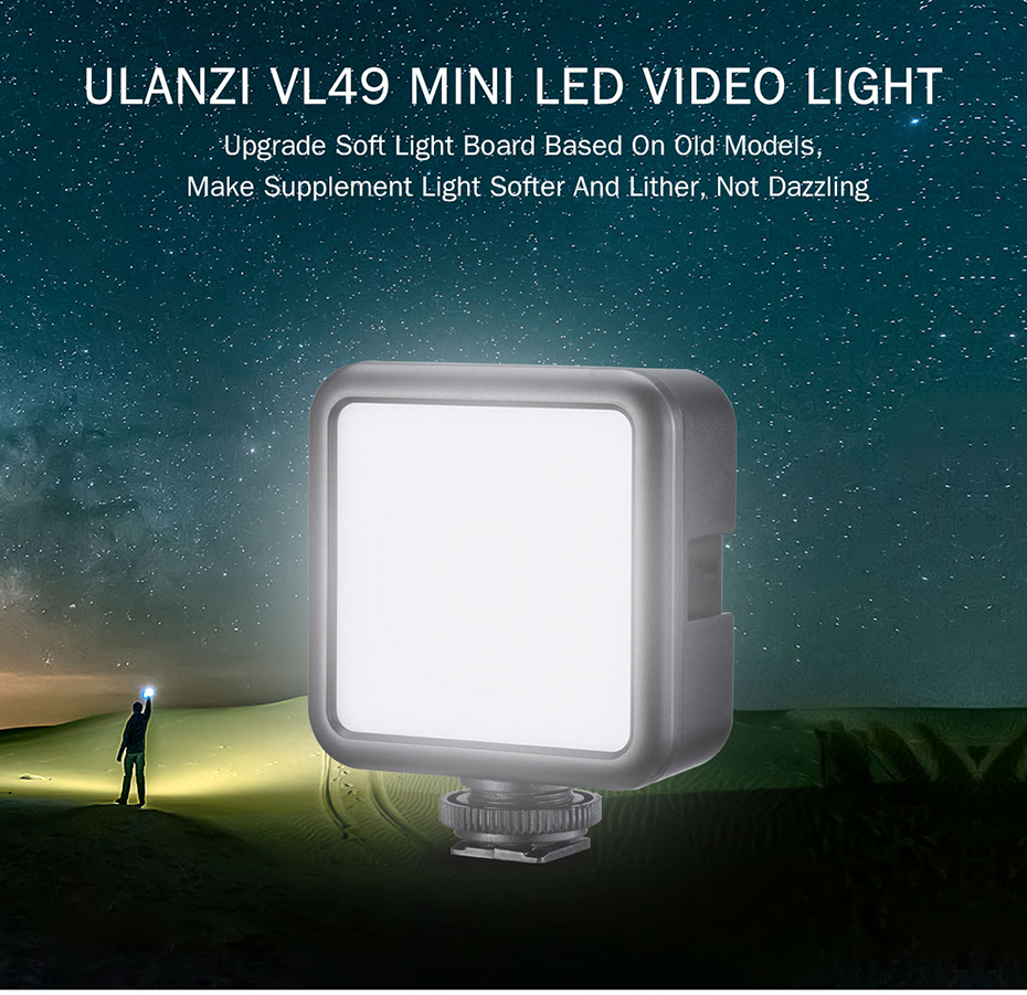 Ulanzi – Mini lampe de bureau LED VL49 6W