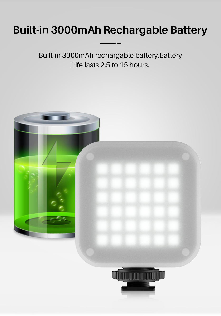 Ulanzi – Mini lampe de bureau LED VL49 6W