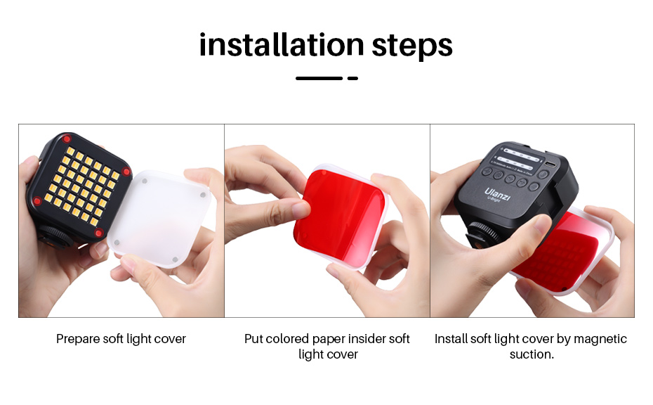 Ulanzi – Mini lampe de bureau LED VL49 6W