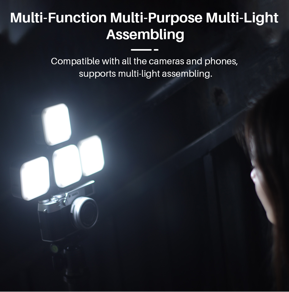 Ulanzi – Mini lampe de bureau LED VL49 6W