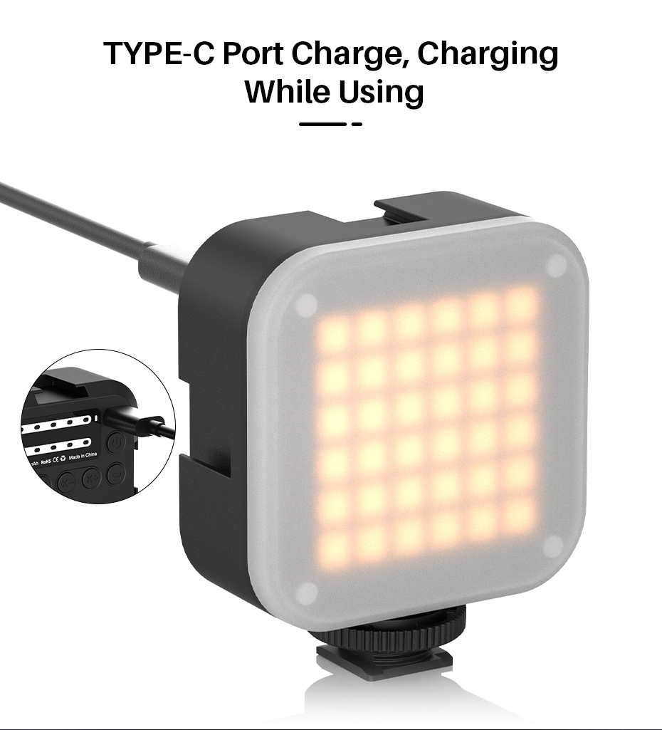 Ulanzi – Mini lampe de bureau LED VL49 6W