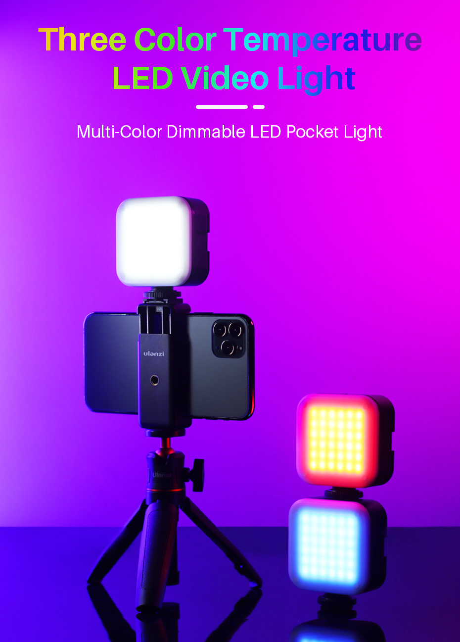 Ulanzi – Mini lampe de bureau LED VL49 6W