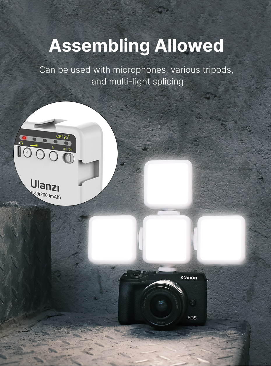 Ulanzi – Mini lampe de bureau LED VL49 6W