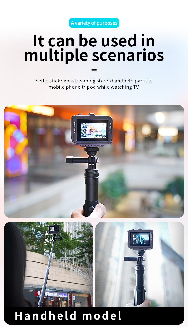 TELESIN – trépied monopode en alliage d'aluminium de 0.9M