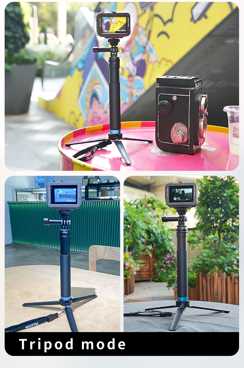 TELESIN – trépied monopode en alliage d'aluminium de 0.9M