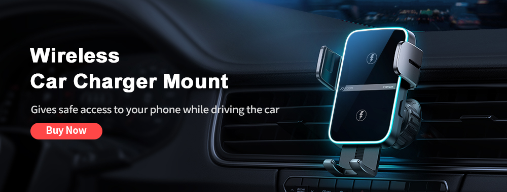 Joyroom 15W Qi support de téléphone de voiture chargeur sans fil