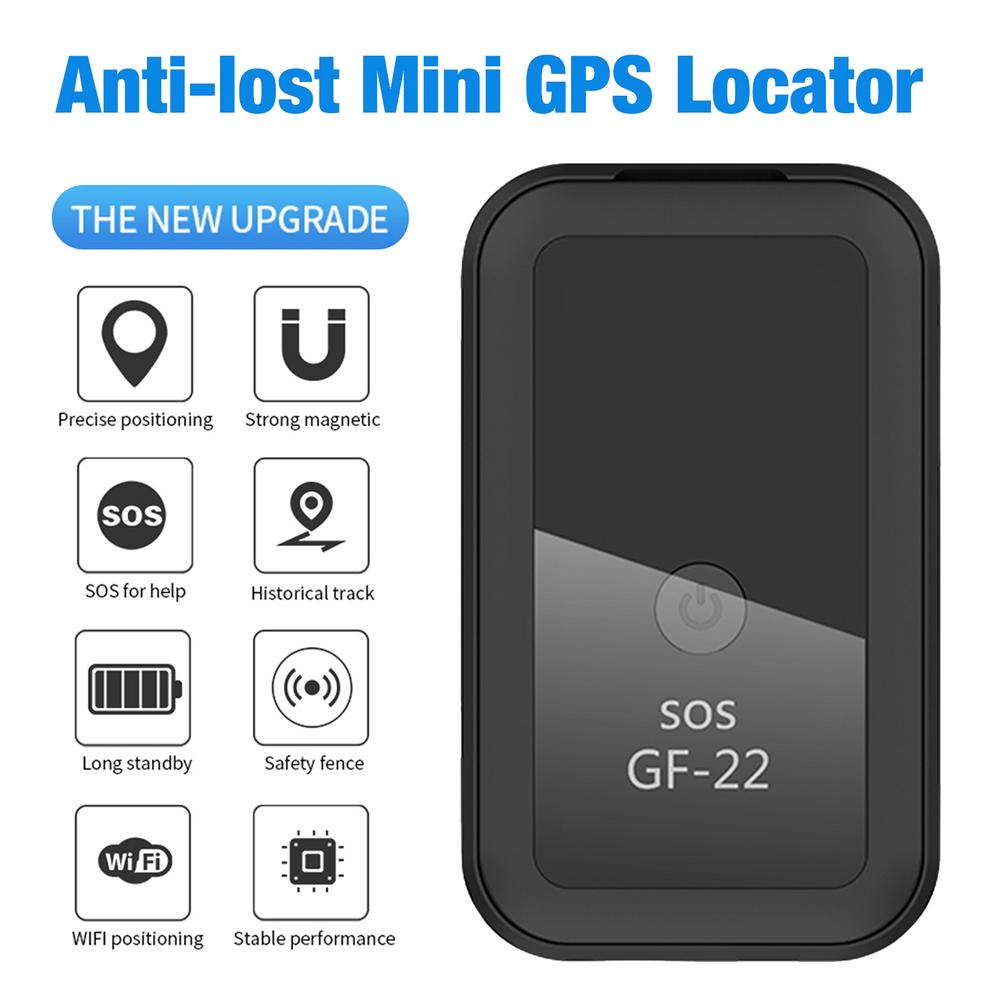 Mini GPS localisateur GF-22 dispositif de repérage Anti-perte, Installation gratuite, suivi personnel, traqueur d’objets pour voiture et moto