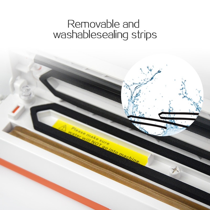 Scelleur sous vide Machine d’emballage 220V/110V ménage alimentaire scellant sous vide Film scellant sous vide emballeur y compris 15 pièces sacs